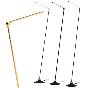 Sleek Juniper Floor Lamp 3D model image 1 