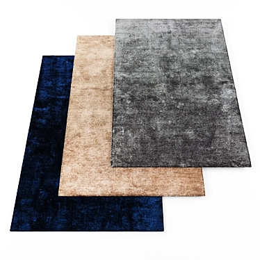 Random Set of 4 Carpets 3D model image 1 