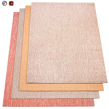Luxury Texture Carpets 200x300cm 3D model image 1 