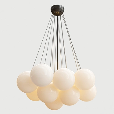 Title: Elegant OGDEN Chandelier 3D model image 1 