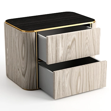 Frato Kent Bedside Table: Sleek and Stylish Storage 3D model image 1 