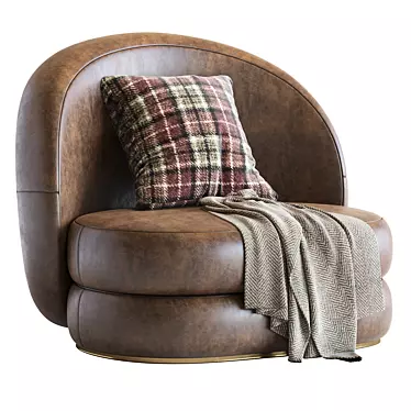 Contemporary Comfort: Modern Armchair 3D model image 1 