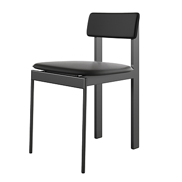 Sleek Armless Chair - Betwixt 3D model image 1 