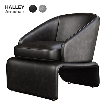 Elegant Minotti Halley Armchair 3D model image 1 