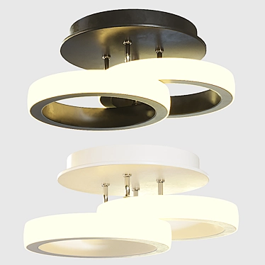 Modern Black and White Ceiling Lamp | Aliexpress 3D model image 1 