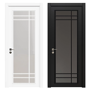 Modern Interior Door 3D model image 1 