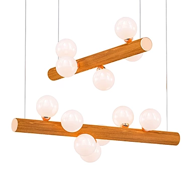 Illuminating Elegance: WILLOW Pendant Lamp 3D model image 1 