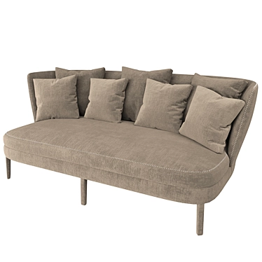 Febo Maxalto - Elegant Enveloping Sofa 3D model image 1 