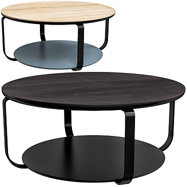 Sleek Clik Kendo Coffee Table 3D model image 1 