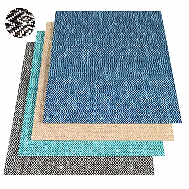 Elegant Kingsley Rug - Classic Comfort 3D model image 1 