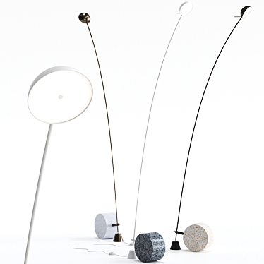 Aerial: Elegant and Versatile Floor Lamp 3D model image 1 