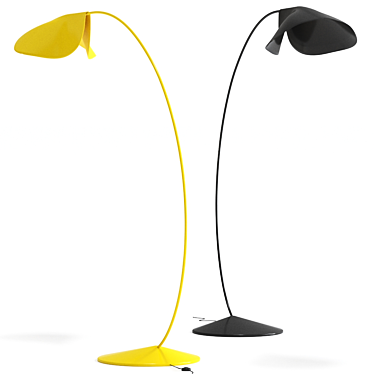 Sleek Contemporary De Padova Floor Lamp 3D model image 1 