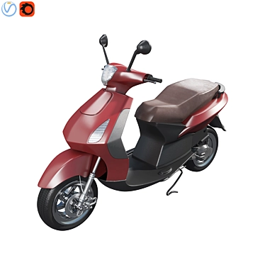 249k Polygons Scooter 3D model image 1 