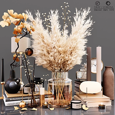 Elegant Decor Set: High Quality, Detailed 3D model image 1 