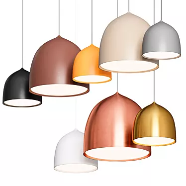 Elegant Suspension Pendant: Fritz Hansen 3D model image 1 