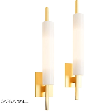 Sleek Safira Wall: Modern Design 3D model image 1 