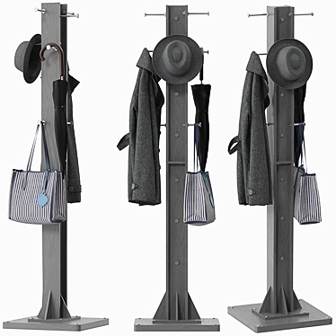 Stylish Byxbee Coat Stand 3D model image 1 