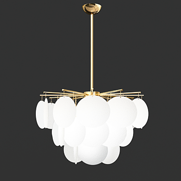 Frost Chandelier: Timeless Elegance for Your Space 3D model image 1 
