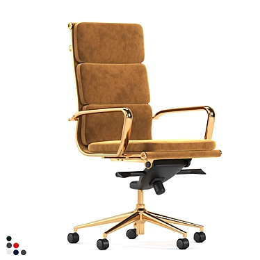 Luxurious Vitra Soft Pad Chair 3D model image 1 