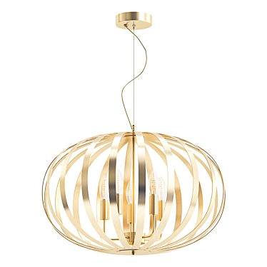 Lussole Loft Pendant Light 3D model image 1 