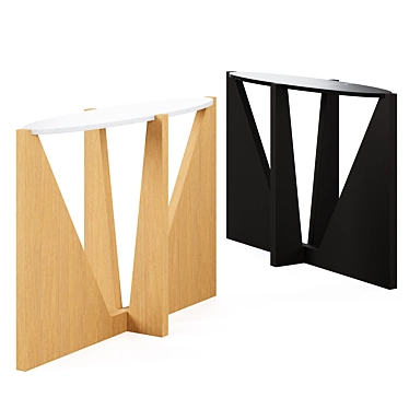 Modern Miro Console Table - Sleek and Stylish 3D model image 1 