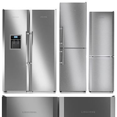 Liebherr 5-Piece Refrigerator Set 3D model image 1 