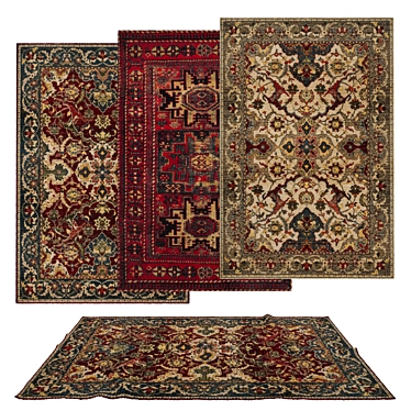 Versatile Rug Set: 6 Variations 3D model image 1 