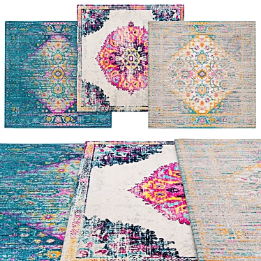 Square Rugs | Three Sizes 3D model image 1 