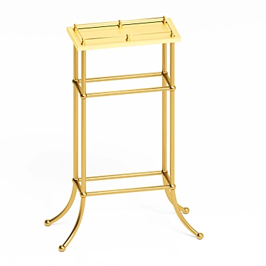 Elegant Brandy Side Table 3D model image 1 