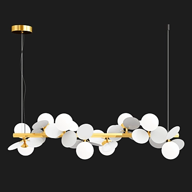 Elegant Matisse L SELF Chandelier 3D model image 1 