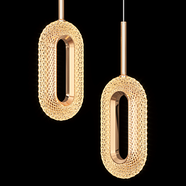 Modern LED Pendant Light Kezia 3D model image 1 