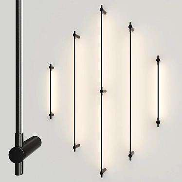 Juniper Thin Wall Lamps - Sleek and Stylish! 3D model image 1 