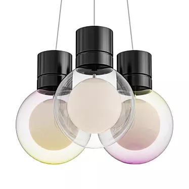 Modern Mina Pendant: Stylish Illumination 3D model image 1 