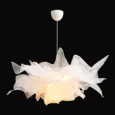 Ethereal White Pendant Lamp 3D model image 1 