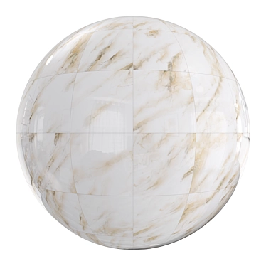 Calcatta Marble: Seamless 4K Floor 3D model image 1 