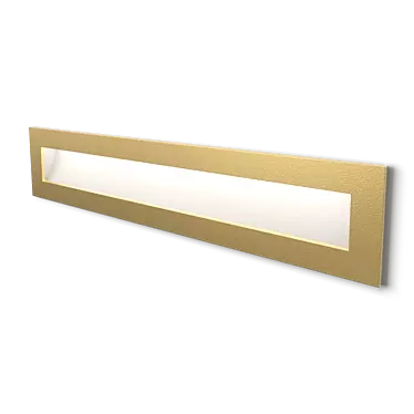 Rectangular LED Stair Luminaire 3D model image 1 