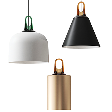 Modern JIM Pendant Lamp: Elegant Illumination 3D model image 1 