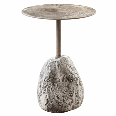 Modern Boulder Side Table 3D model image 1 