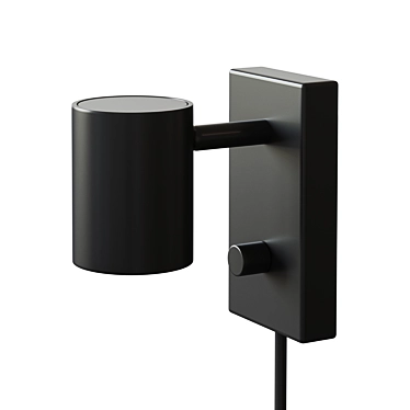 NYMÅNE NIMONE Wall Lamp, Anthracite Elegance 3D model image 1 