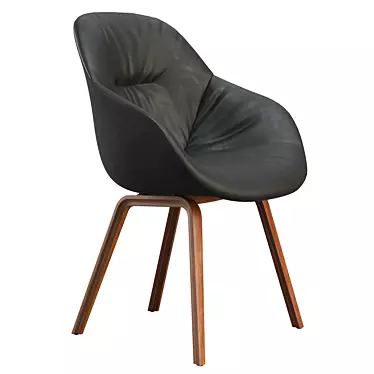 Elegant AAC 123 Chair: Stylish Comfort 3D model image 1 