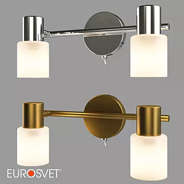 Corso Wall Lamp Eurosvet with Rotating Shades 3D model image 1 