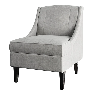 Elegant Calion Armchair: Stylish Comfort in Every Detail 3D model image 1 