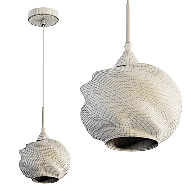 Maytoni Haze Pendant Lamp: Elegant Illumination. 3D model image 1 