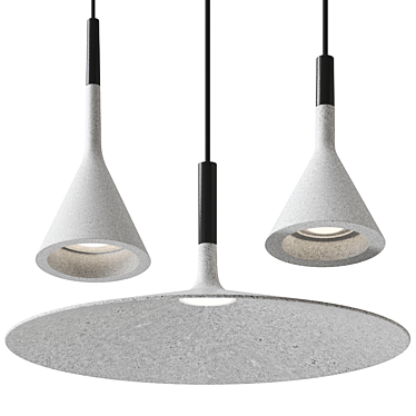 Aplomb LED Pendant Light: Stylish Illumination for Modern Spaces 3D model image 1 