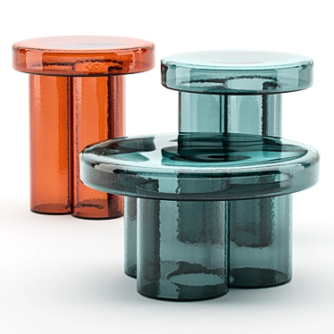 Modern Colorful Soda Coffee Tables 3D model image 1 