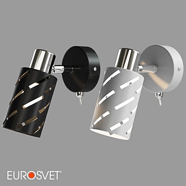 Minimalist Wall Lamp Eurosvet Fente 3D model image 1 