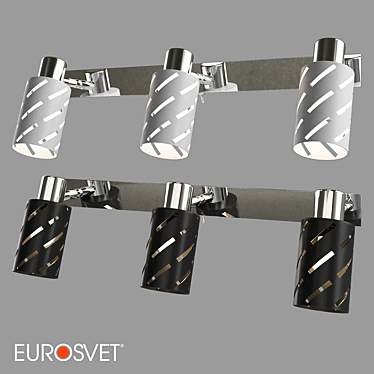 Title: Eurosvet Fente Wall Lamp 3D model image 1 