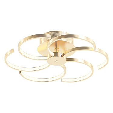 Elegant Ceiling Chandelier: ST Luce SL906 3D model image 1 