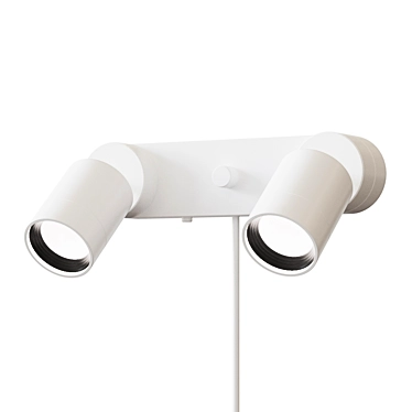 NIMONE Double Wall Lamp: Sleek & Stylish 3D model image 1 