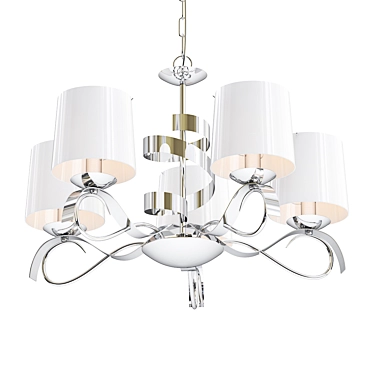 Omnilux OML-60103-05 Pendant Chandelier 3D model image 1 